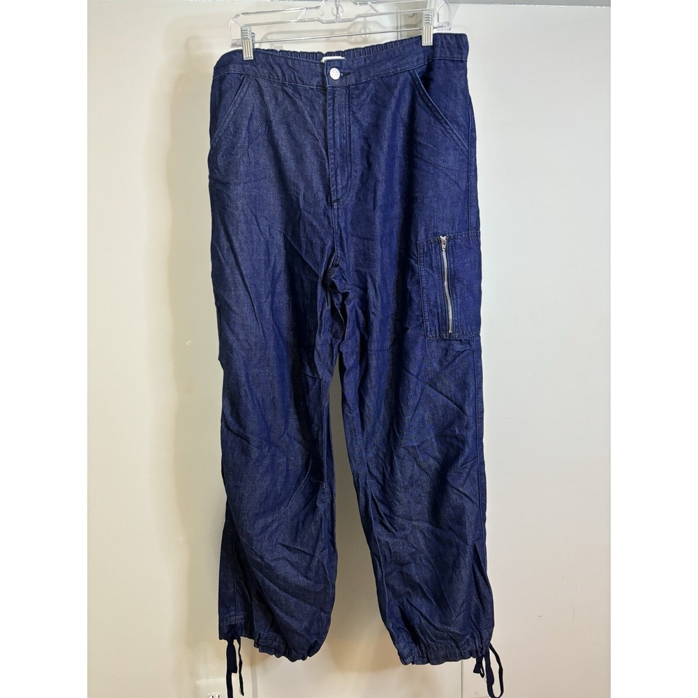 PILCRO Blue Lyocell Jogger Pants‎ 32 Anthropologie
